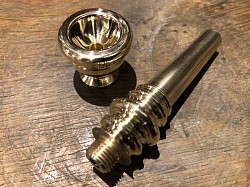 Two piece natural trumpet Mouthpiece