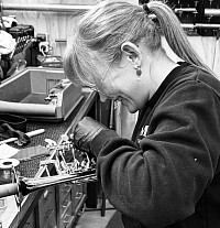 I hand cut felt, cork and rubbers to match any possible small brass instruments original ones.